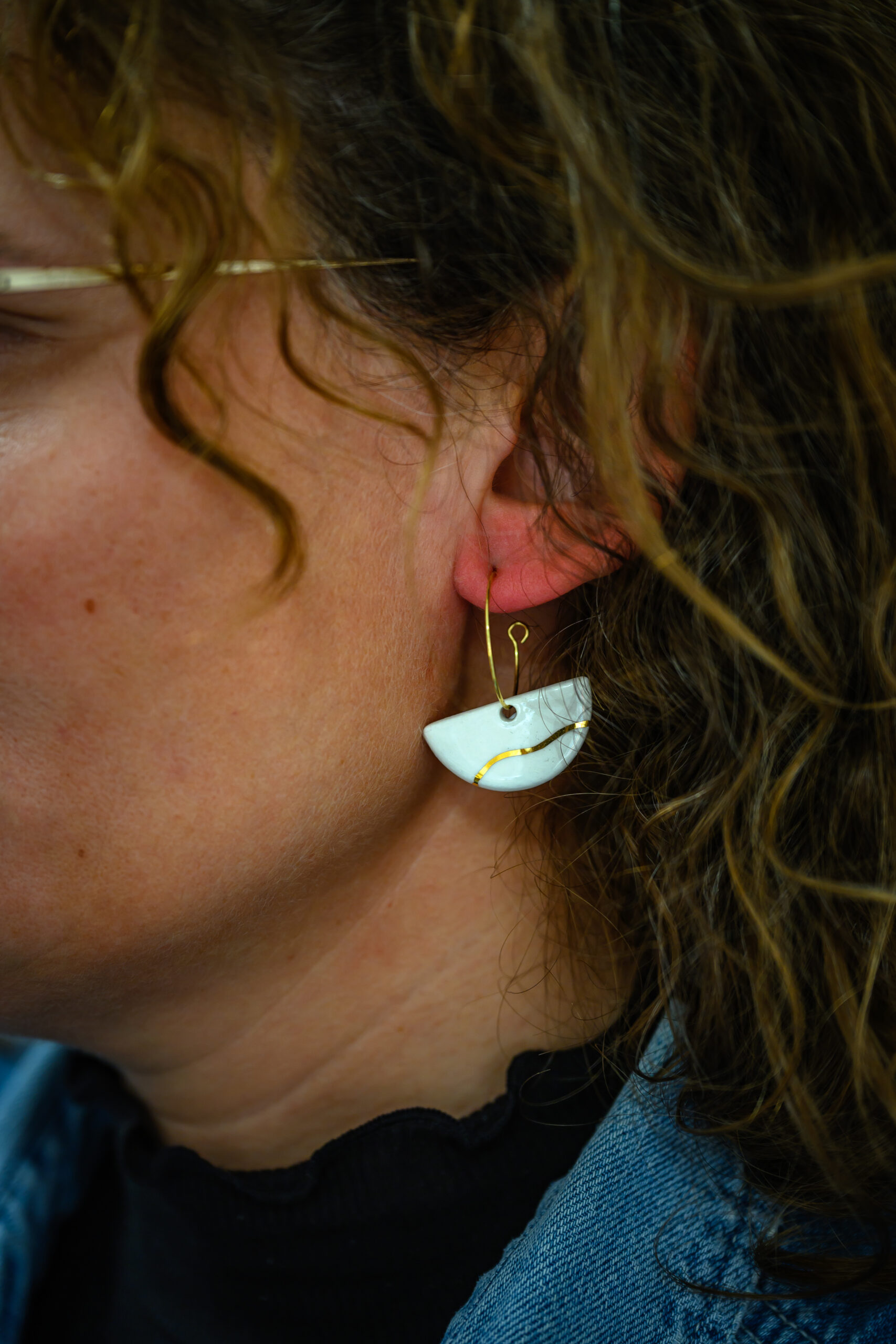 Boucles d'oreilles Hémilune