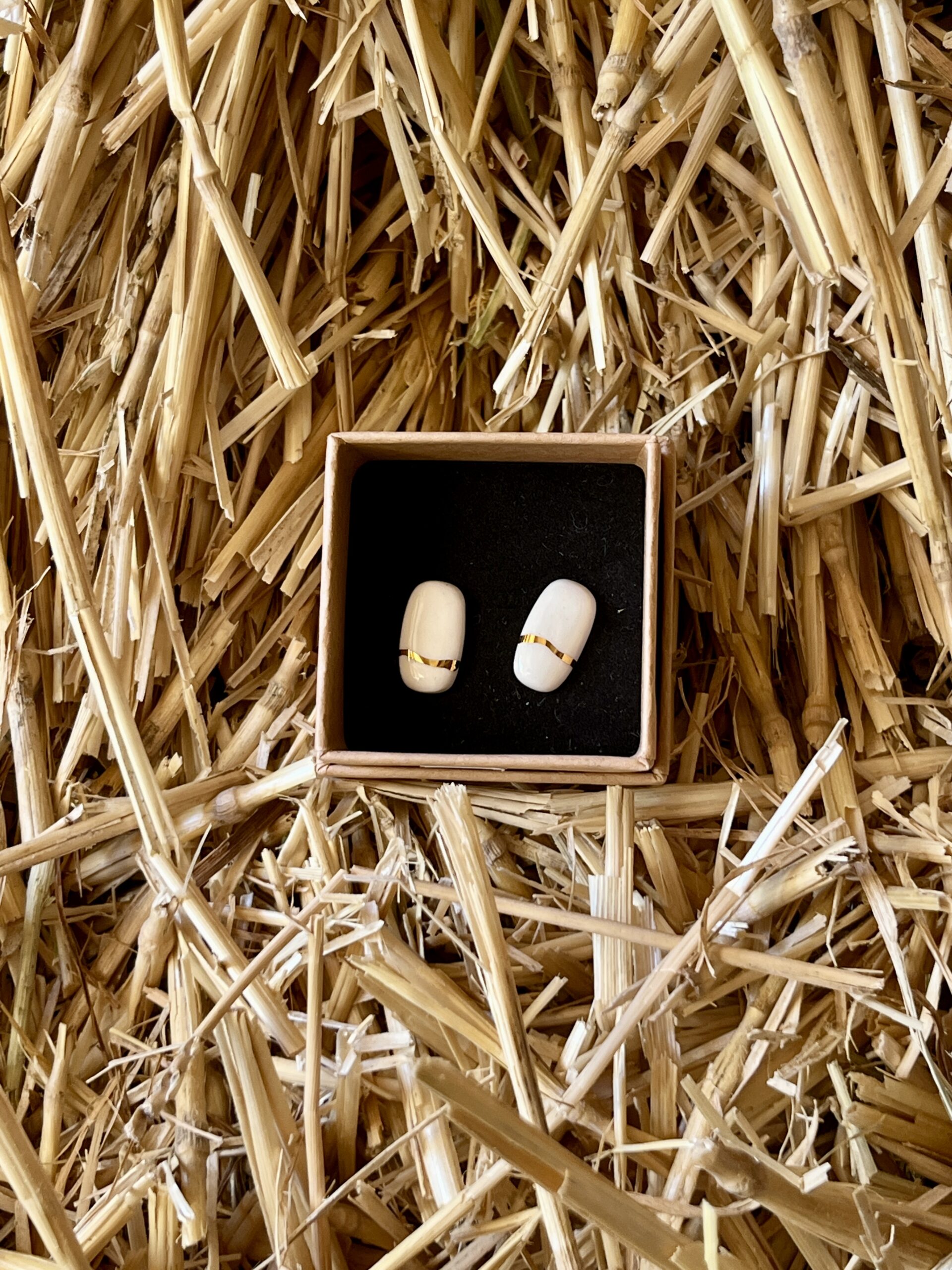 Boucles d'oreilles Clou Square – Image 2